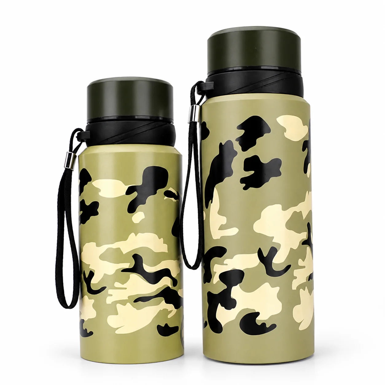 Gourde Militaire Inox - 600ml / 750ml - Camouflage / 600ml