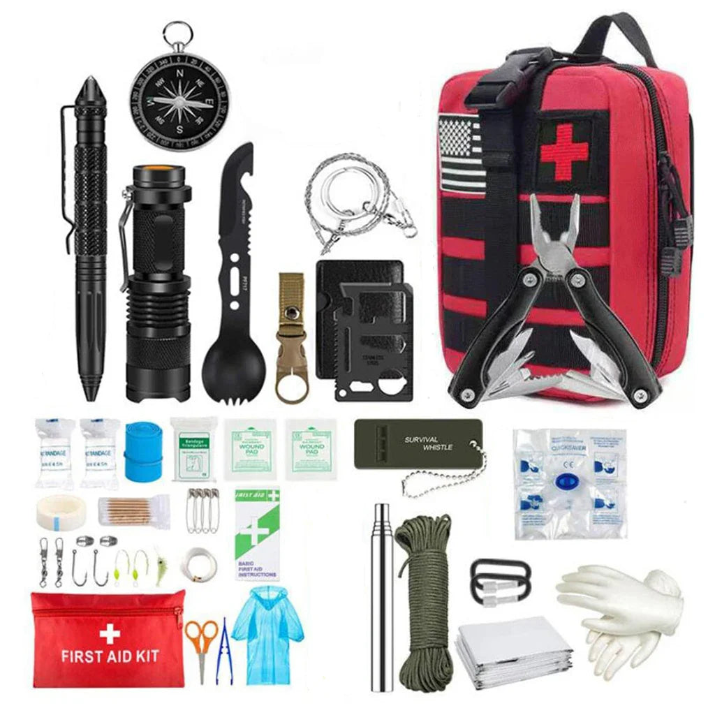 Kit de Survie en Foret - Rouge