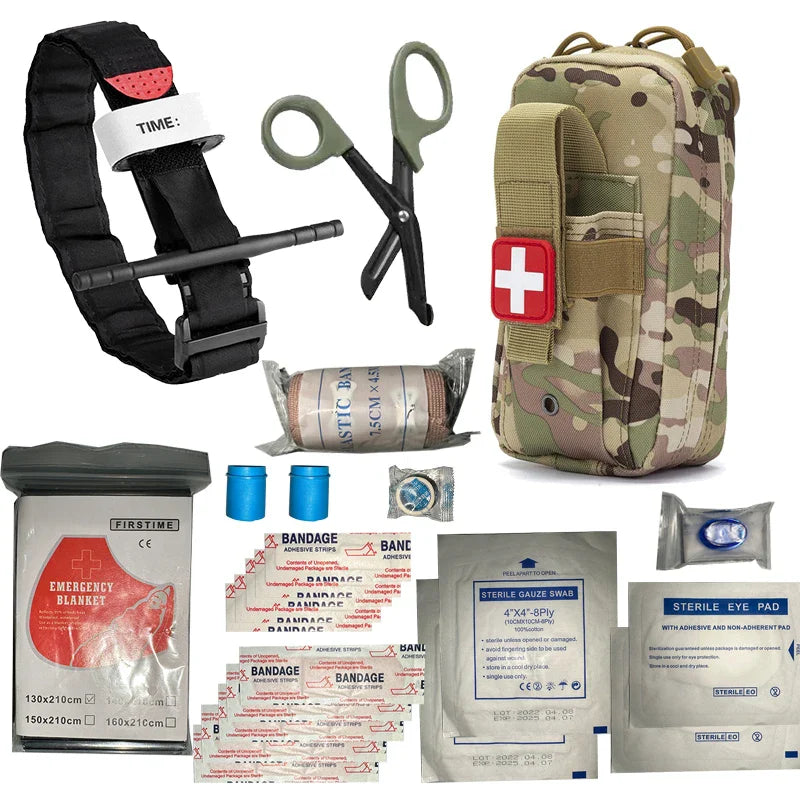 Kit de Survie Médical Militaire - Camouflage