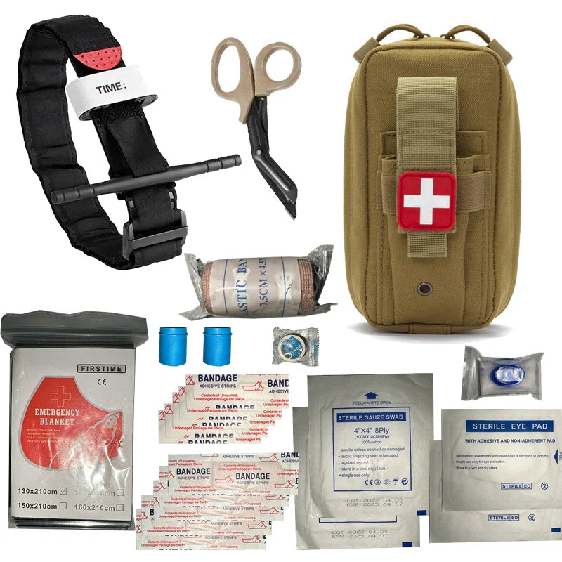 Kit de Survie Médical Militaire - Kaki