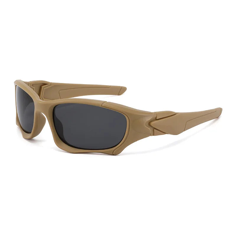 Lunette De Soleil Homme Militaire - Marron