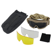 Lunette de Soleil Tactique Militaire - Kaki