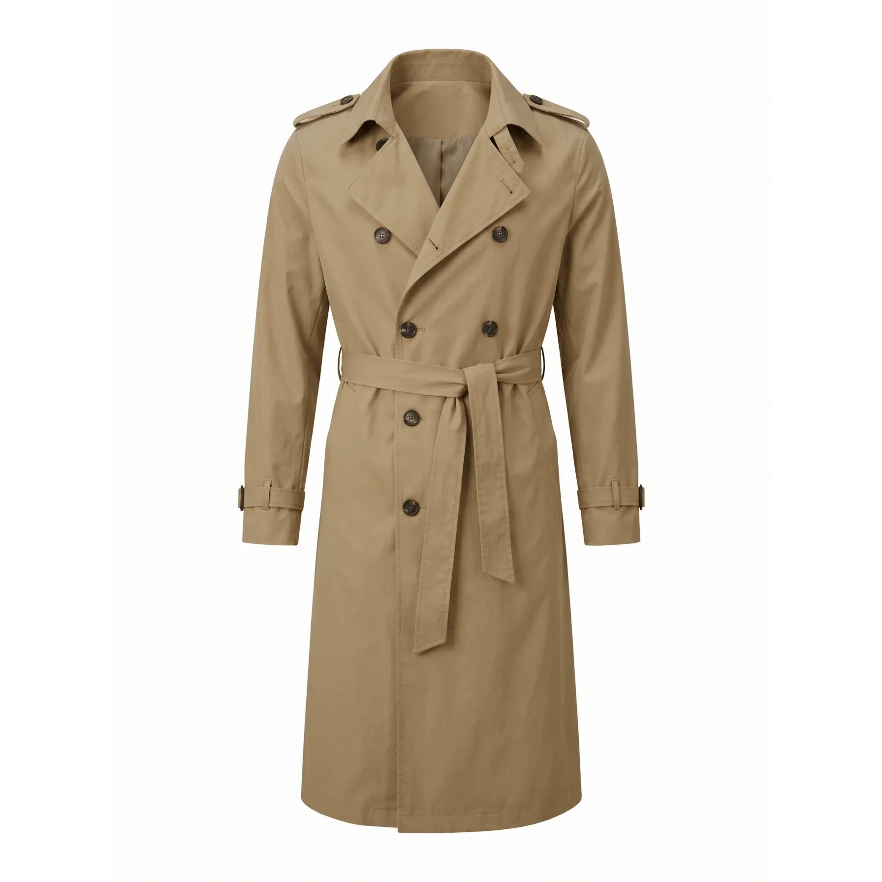 Manteau Col Militaire - Kaki / S