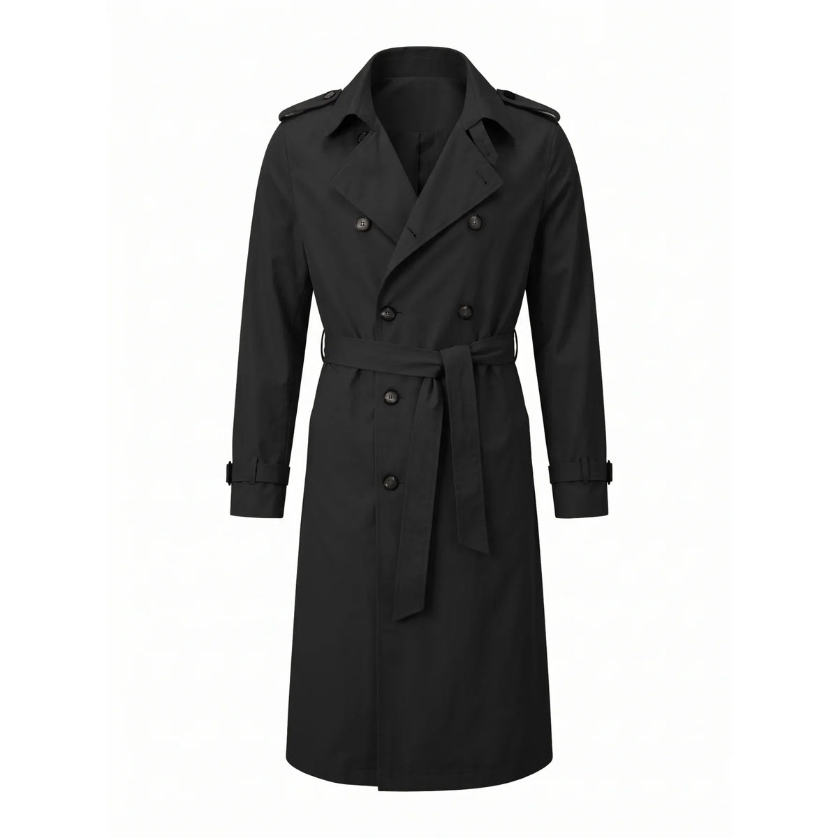Manteau Col Militaire - Noir / S
