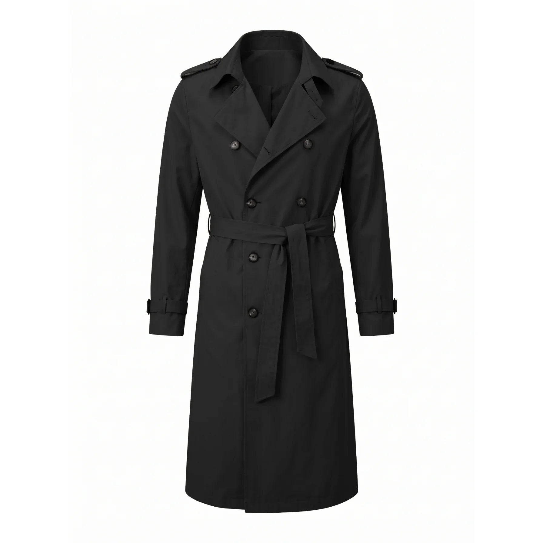 Manteau Col Militaire - Noir / S