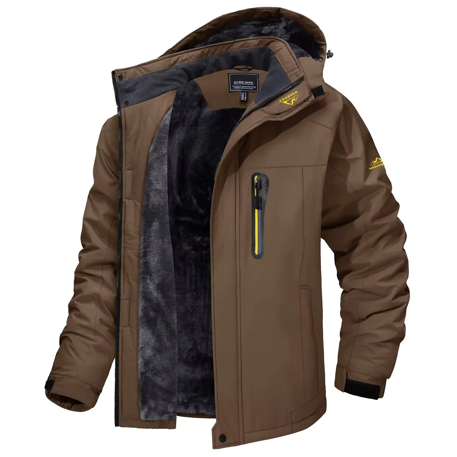 Manteau Militaire Homme Hiver - Marron / XS