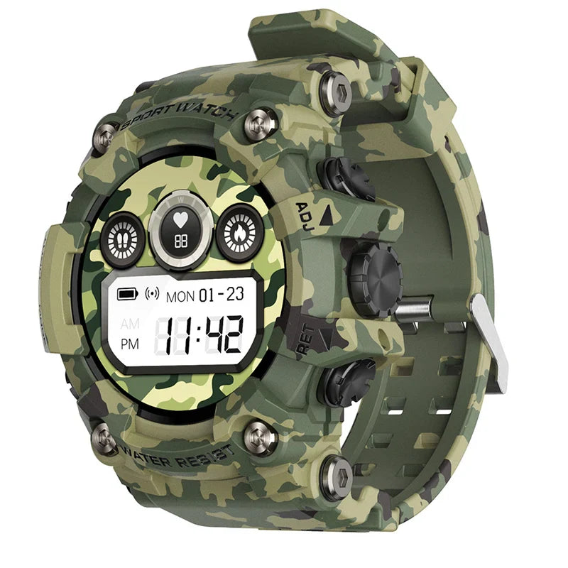 Montre Connectée Militaire - Vert