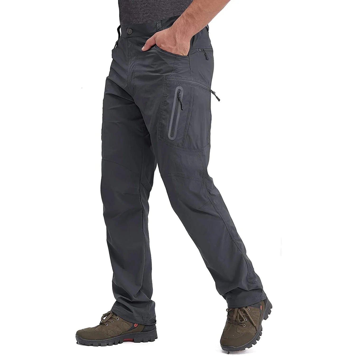 Pantalon Cargo Militaire Gris - Gris / S