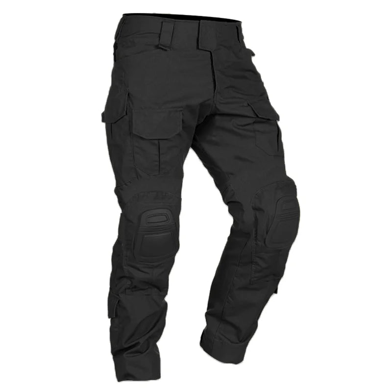Pantalon Militaire avec Genouillère - Noir / S