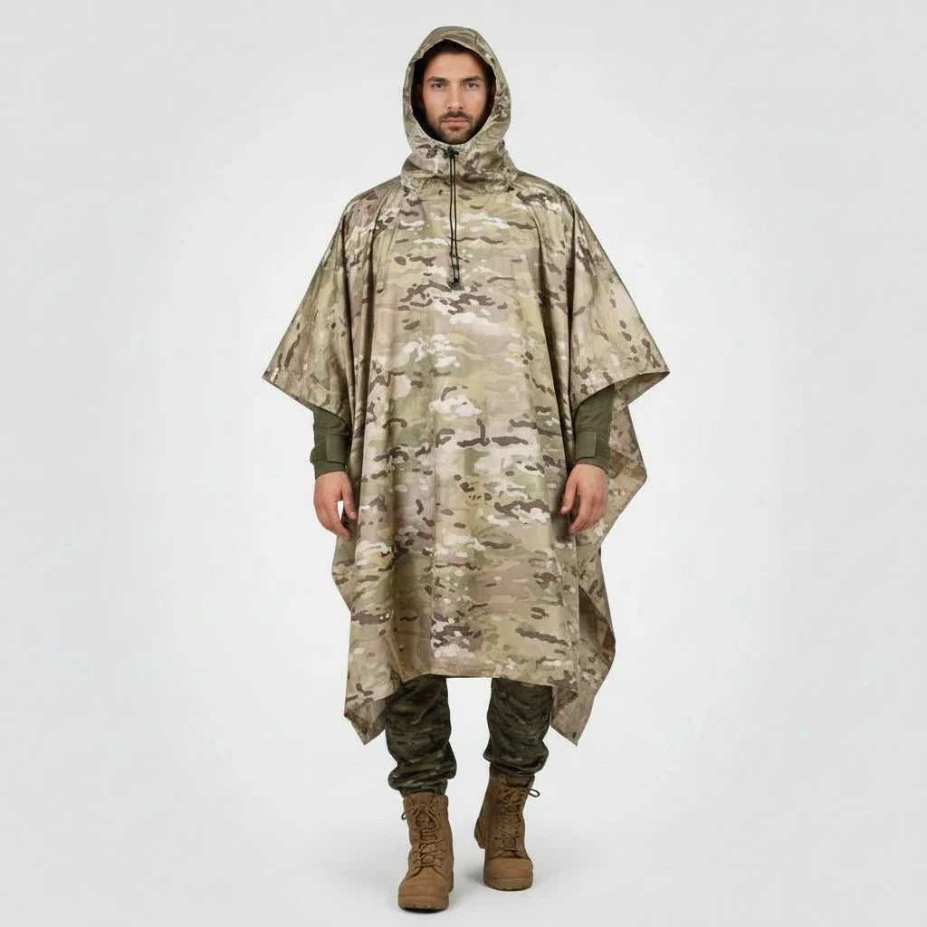 Poncho Imperméable Militaire - Camouflage