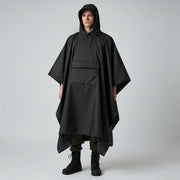Poncho Militaire Noir - Noir