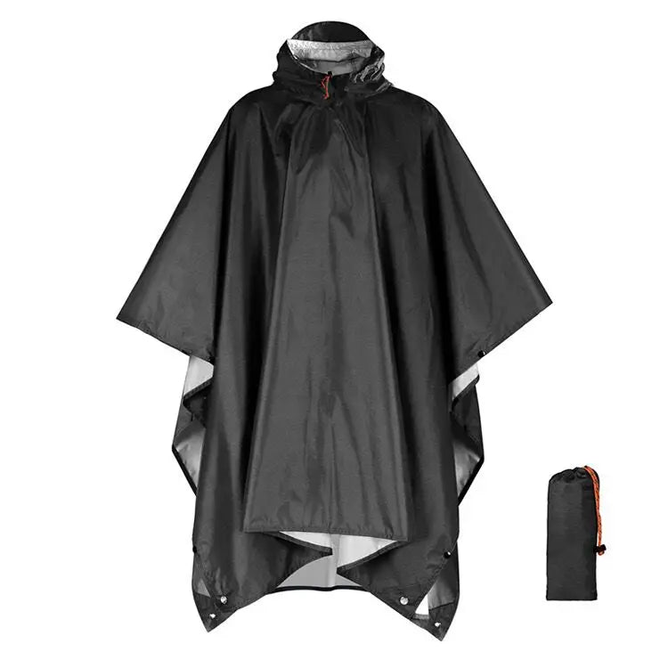 Poncho Pluie Militaire - Noir