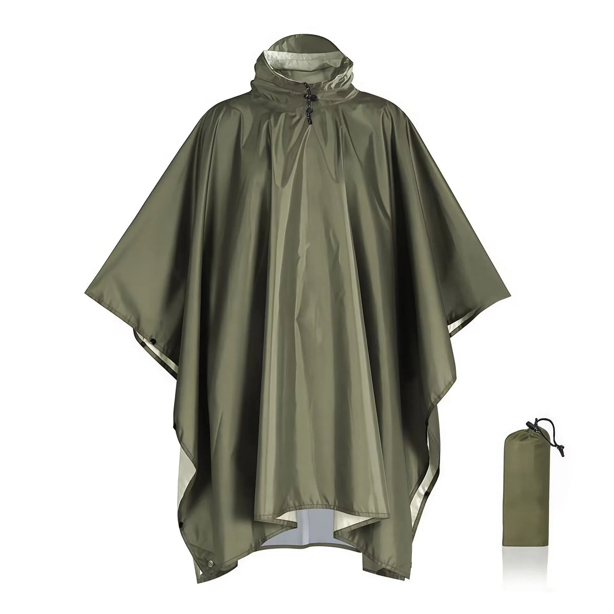 Poncho Pluie Militaire - Vert