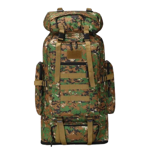 Sac à Dos Militaire 100l - Vert camouflage
