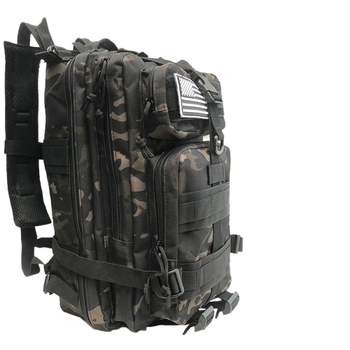 Sac à Dos Militaire 25l - Noir capo