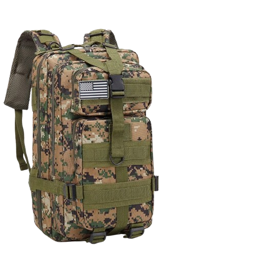 Sac à Dos Militaire 25l - Vert camouflage