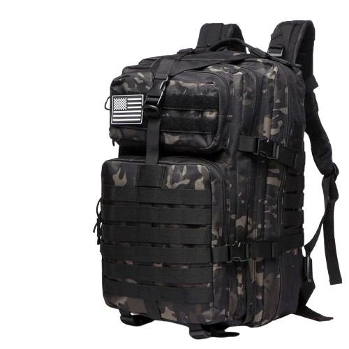 Sac à Dos Militaire 50l - Noir capo