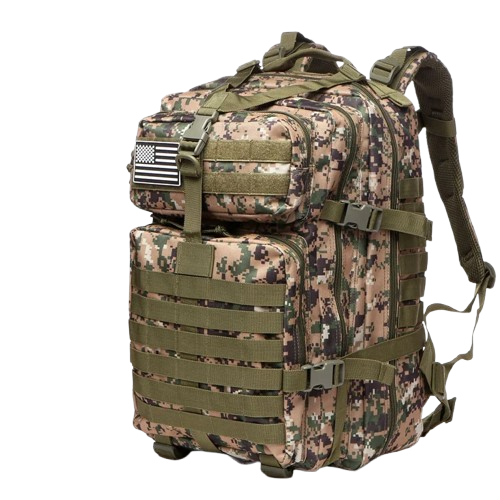 Sac à Dos Militaire 50l - Vert camouflage