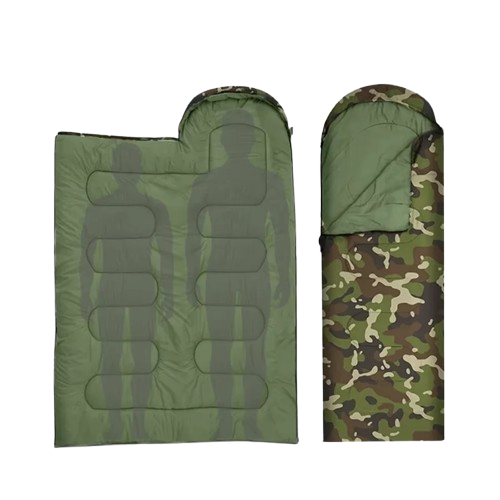 Sac De Couchage Militaire F2 - Vert capo