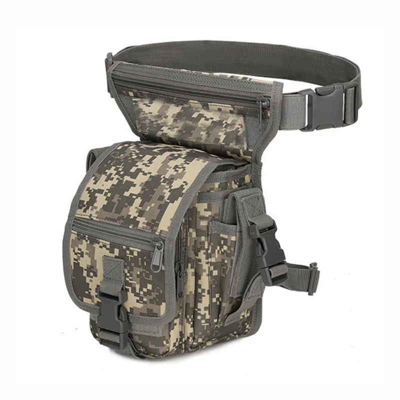 Sacoche De Jambe Militaire - Gris capo
