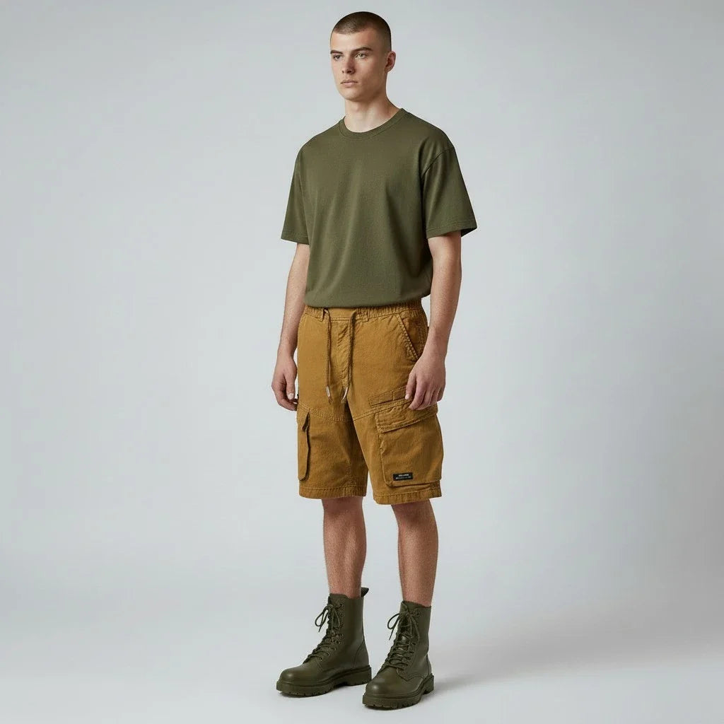 Short Kaki Sable Militaire