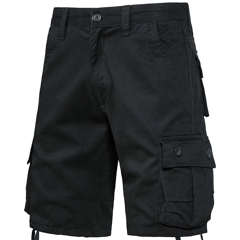 Short Treillis Militaire Homme - Noir / 38