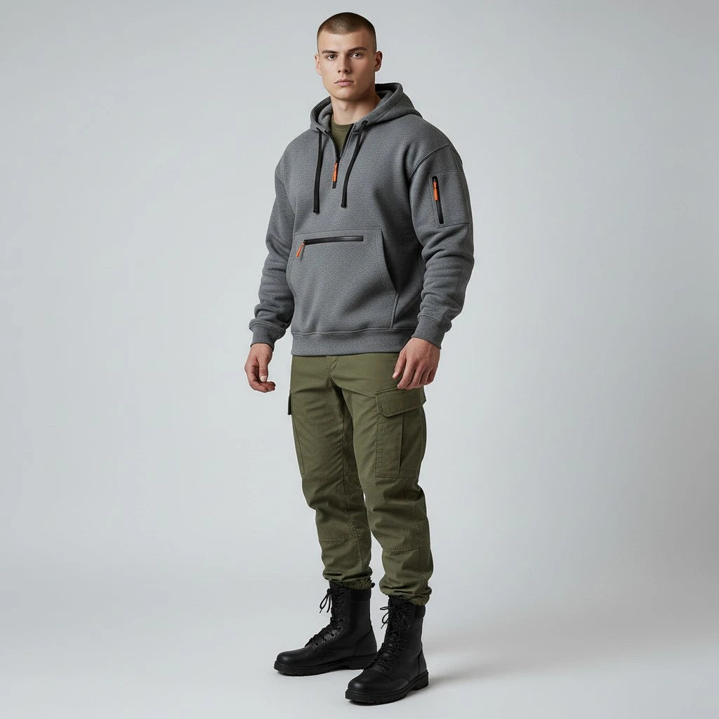 sweat tactique gris 