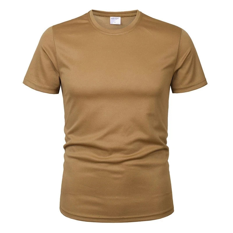 T Shirt Militaire Homme - Marron foncé / S