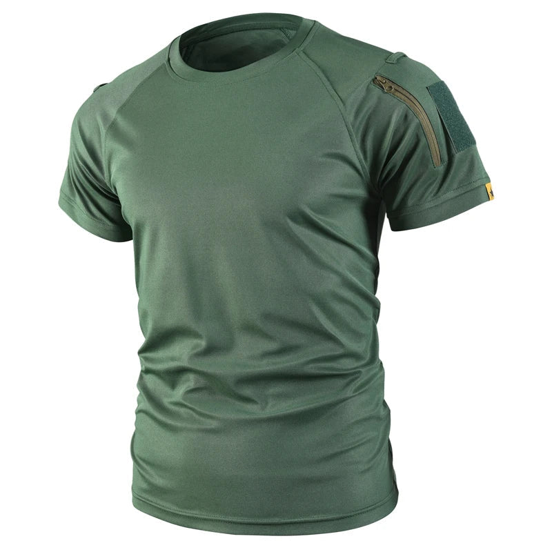 T-Shirt Sport Militaire - Vert / L