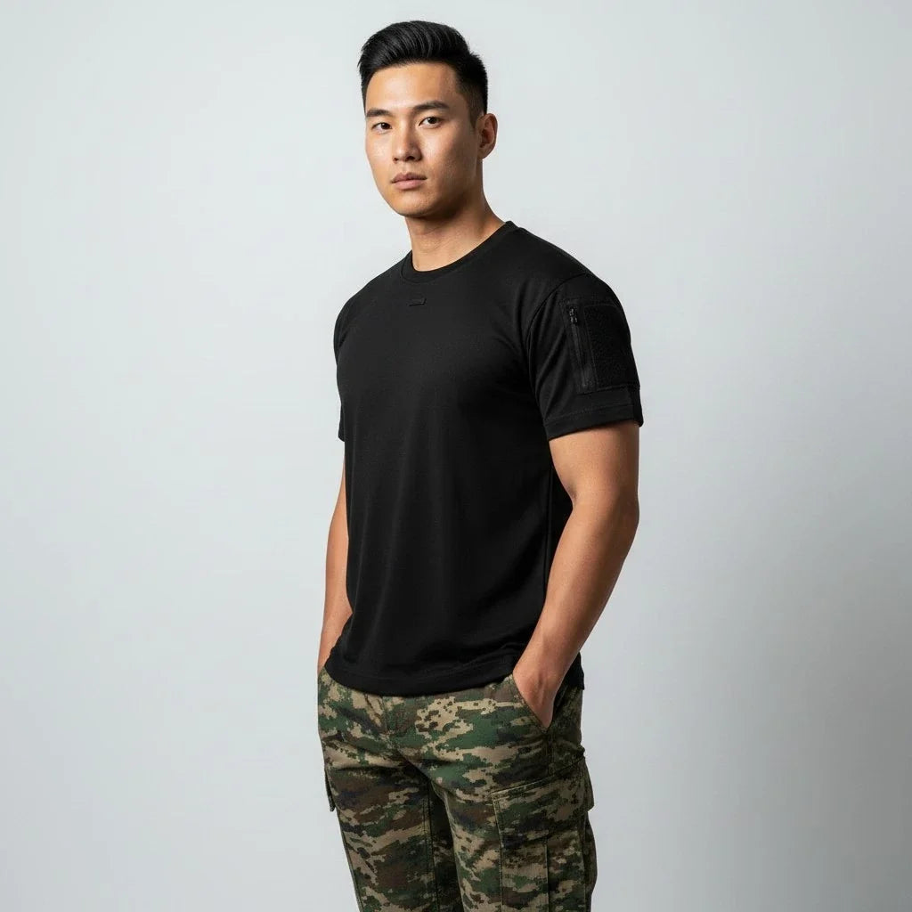 T-Shirt Tactique Noir