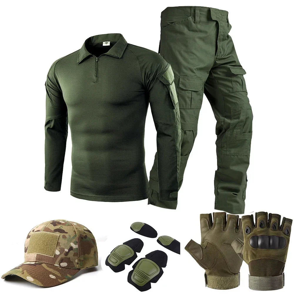 Tenue Militaire Complète - Vert / M
