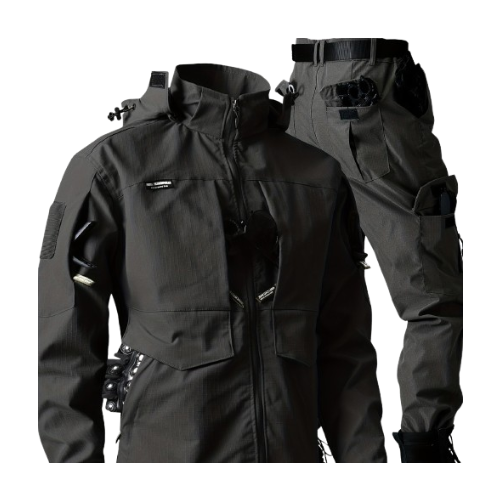 Treillis Militaire Noir - Noir / S