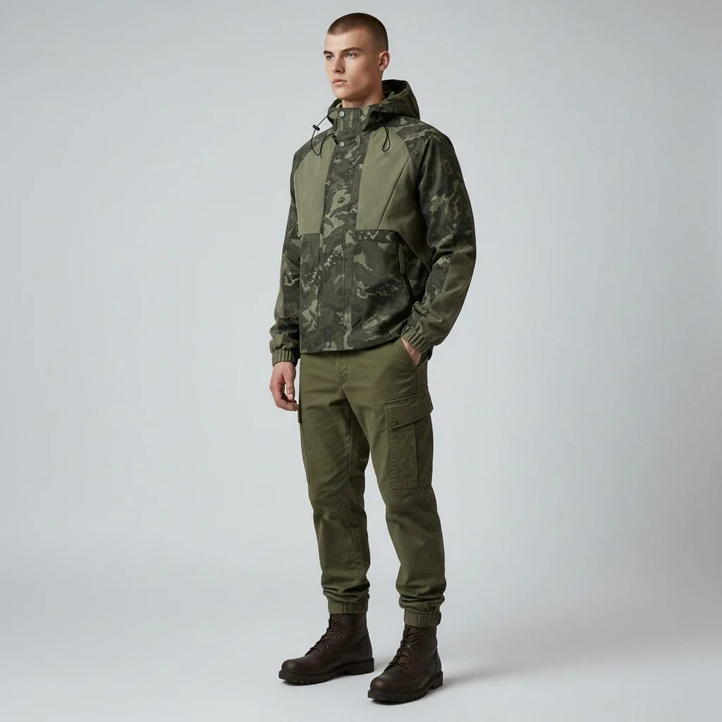 Veste Militaire avec Capuche