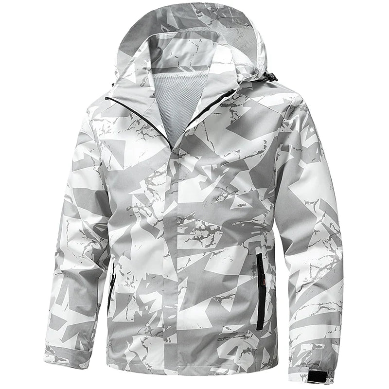 veste militaire pour homme - Gris clair / L
