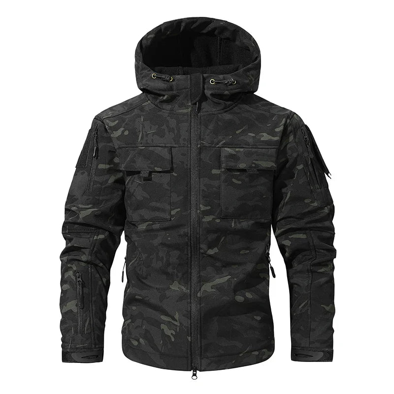 Veste Tactique - Noir camouflage / S