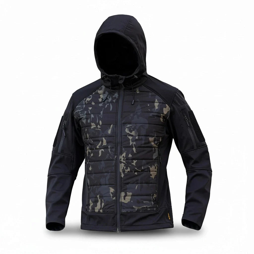 Veste Treillis Noire - Noir capo / S